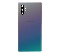 Clappio Tapa batería para Samsung Galaxy Note 10 Plus Parte compatible, Plata