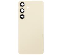 Clappio Tapa de de repuesto para Galaxy S24 con adhesivo integrado, Beis