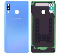 Clappio Tapa para Samsung Galaxy A40 trasera compatible, Azul