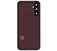 Clappio Tapa Trasera para Samsung Galaxy A14 5G con Lente y Adhesivo, Rojo