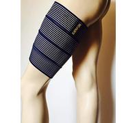 claquage Elongation Déchirure muslo blessure fútbol - Manguito de compresión - cuissière Cuissard protección y mantenimiento - Sport Strapping - Talla: Única, 180 x 7,5 cm - 2 colores - Neuf