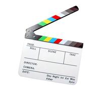Claqueta de película con color brillante, fácil de limpiar para uso en el set en películas, series directoras