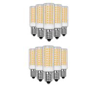 CLAR Bombilla Campana Extractora De Sal Casquillo Fino LED E14 Pequeña Para Frigorífico 4W 230V 3000K (Pack 10)