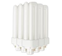 CLAR - Bombilla Fluorescente Gemini T/E 32W 4000K GX24q-3 Luz Blanca Neutra CFL Profesional Tubo Compacto Alto Flujo 4 Pines Reemplazo Iluminación Técnica Cocina Oficina Taller Precisa