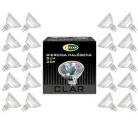 CLAR - Bombilla Halógena GU4, 12 Voltios, MR11 35W, Foco Halógeno 12V (Pack 20)