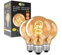 CLAR - Bombilla LED E27 regulable 5 W 2200 K, compatible con regulador de intensidad (paquete 3)