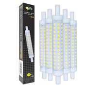 CLAR - Bombilla LED R7S 118mm 12W, LED Lamp Equivalente a Halogena de 120-150W, Luz Neutra 4000ºK (Pack 5)