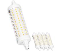 CLAR - Bombilla LED R7S 118mm Reguable 15W LED, Equivalente a Halogena de 200W, Luz Fría 6000ºK (Pack 5)