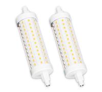 CLAR - Bombilla LED R7S 118mm Regulable 15W, LED, Equivalente a Halogena de 200W, Luz Neutra 4000ºK (Pack 2)