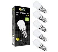 CLAR - Bombilla Nevera, Campana Extractora, LED E14 Luz Fria 1.5W (Pack 5)