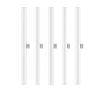 CLAR - Linestra LED 8W S-14D, Blanco Cálido 2700K, Sustitución tubo fluorescente, 1 casquillo (Pack 5)