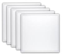 CLAR - Panel LED 60x60 40W Lifud, Falso Techo Desmontable, Interior, 3 Años Garantía, Luz Cálida (Pack 5)