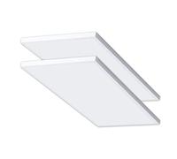 CLAR - Panel LED Superficie 60x30, Plafón para Techo Cocina, Pantalla de 3000 Lúmenes CCT (Selector de Color Blanco Calido, Neutro y Frio) (Pack 2)