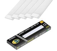 CLAR - Pantalla LED 90 cm, Regleta Cocina Techo, Luminaria y Barra LED, Luz Fría 6500ºK (60W Pack 5)