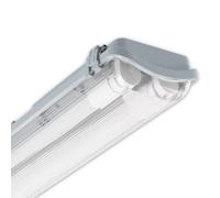 CLAR - Plafón hermético LED 18W, 120 cm, 2 tubos (Pack 1)