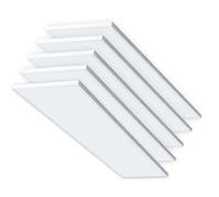 CLAR - Plafon LED Techo, Plafones Para Techo LED, Panel LED 120x30, Candeeiro Teto Cozinha, Candeeiro De Teto, Lampara Cocina CCT (Selector de Color Blanco Calido, Neutro y Frio) (Pack 5)