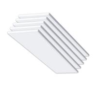 CLAR - Plafon LED techo Rectangular 90x30, Panel LED Superficie, Panel LED para Cocina, Plafon Rectangular LED de techo, 36W CCT (Pack 5)