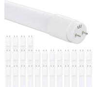 CLAR - Tubo Fluorescente LED 60 cm T8 10W, Tubo 60cm, T8, Tubo de Luz, Blanco Neutro 4000ºk (Pack 30)