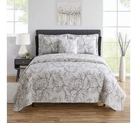 Clara Clark Juego de Ropa de Cama con Estampado Ligero para Todas Las Estaciones, Ramas, Queen