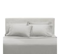 Clara Clark Premier 1800 Collection 6pc Juego de sábanas con Fundas de Almohada Extra, Silver Light Gray, Matrimonio Doble