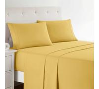 Clara Clark Premier 1800 Collection Deluxe Microfiber 3-Line Bed Sheet Set