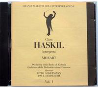CLARA HASKIL VOL.1: MOZART PIANO CONCERTO NO. 9 (11, JUNE, 1954, ACKERMANN) & NO. 20 (20, SEP, 1957, PAUL HINDEMITH) - STRADIVARIUS / 1987