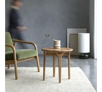 Clara - Mesa auxiliar de roble macizo H 50 x B 50 x T 50 cm