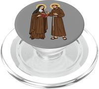 Clara y Francisco de Asís PopSockets PopGrip para MagSafe