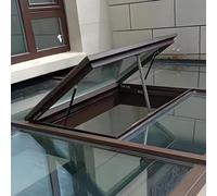 Claraboya automática e inteligente para techo de casa, ventana pequeña en el techo de un edificio, marco de aleación de aluminio, con película de aislamiento térmico, sensor de lluvia, para sótano, á