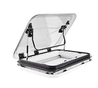 Claraboya caravana ,Claraboya de Techo para Furgoneta Camper, 700x500 mm con LED, Ventilación e Iluminación Todo en Uno, Resistente al Agua con Pantalla Antiinsectos