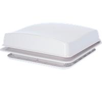 Claraboya con ventilador de 12 v 28 x 28 cm blanca turbo vent berger