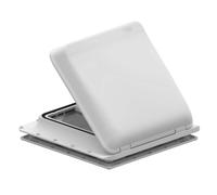 Claraboya con ventilador de 12 v 40 x 40 cm blanca turbo vent premium fiamma