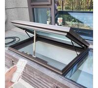 Claraboya eléctrica personalizable con control remoto, sensor de lluvia, amortiguador de gas, aleación de aluminio, templado, perfecto para áticos, soluts y ventilaciones