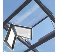 Claraboya para Techo Claraboyas, tragaluz for techos planos, ventana for techos planos, puerta de ventilación for áticos, operación manual(70x100cm/27.6x39.4in)