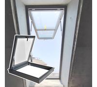 Claraboya para Techo Cubierta de claraboya for una salida segura, cubierta ventana visualización terraza ventilación, techo casa con(70x70cm/27.6x27.6in)