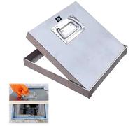 Claraboya para Techo Puerta for espacios de acceso, tapa alcantarilla acero inoxidable for patio, con cerradura y manija, cubiertas pozo ventana sótano personalizables(32x45in/81.28x114.30cm)