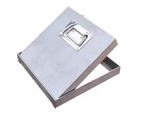 Claraboya para Techo Tapa de alcantarilla con cerradura, puerta exterior for espacios acceso, pozo acero inoxidable, for sótanos y tamaños personalizados 81 x 109 cm/81 130 cm(30x47"/76.20x119.38cm)