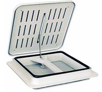 Claraboya universal para autocaravanas con mosquitera, 40 x 40 cm