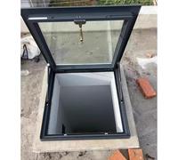 claraboya Ventana de Skylight con Accesorios, Skylights universales de techo para la iluminación del sótano, Cubierta de escotilla de mantenimiento pequeña y grande(78x78cm/30.7x30.7inch)