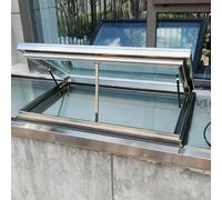 Claraboya y Ventanas de Techo con Sensor de Lluvia y Control Remoto,Apagado automático Cuando llueve,para iluminación y ventilación,A,60x50cm/23.6x19.7in