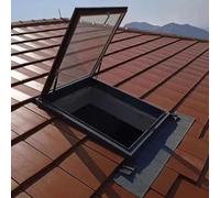 Claraboyas selladas de alta eficiencia para áticos, sótanos, solares, recular de doble acristalamiento, disponible en tamaños de 55 a 100 cm (80 x 85 cm)
