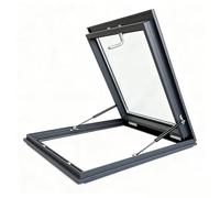 Claraboyas y ventanas de techo, luz de vidrio de seguridad para invernaderos y áticos, soluciones de techo plano e inclinado, 100 x 95 cm, mejora la luz natural y el estilo