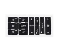 Claral For Audi A2 / A3 8L A/C Kit de reparación Fix Botón Faded Feo Interruptor de botón Pegatinas de Coches de Coches de Control de acondicionamiento de Aire Pegatinas de reparación Claral