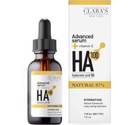 Clara's New York Advanced Hydrating Hyaluronic Acid 100 Facial Serum, Long Lasting Hydration, For All Skin Types, 30ml