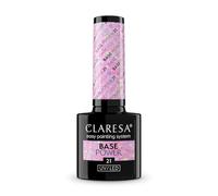 Claresa Base Power, base híbrida sin ácido, lila con lámina iridiscente 21