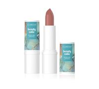 Claresa Beauty Cutie 04 Yummy - Pintalabios hidratante y nutritivo con aceite de ricino, manteca de cacao y aceite de aguacate, color duradero y aroma a caramelo