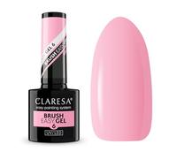 Claresa Easy Brush Gel para uñas con pincel, 6, rosa medio, 5 g