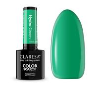Claresa Esmalte de uñas UV Hydro Green, semitransparente, efecto cristal, colección Alchemy de color verde