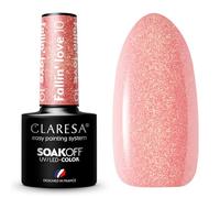 Claresa Esmalte de uñas UV LED, colección híbrido, esmalte de uñas, color dorado, n.º 10, 5 ml