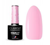 Claresa Esmalte de uñas UV LED Collection Hybrid Manicura Soak Off Nail Polish Color Rosa, nº 7, Fallin Love, 5 ml